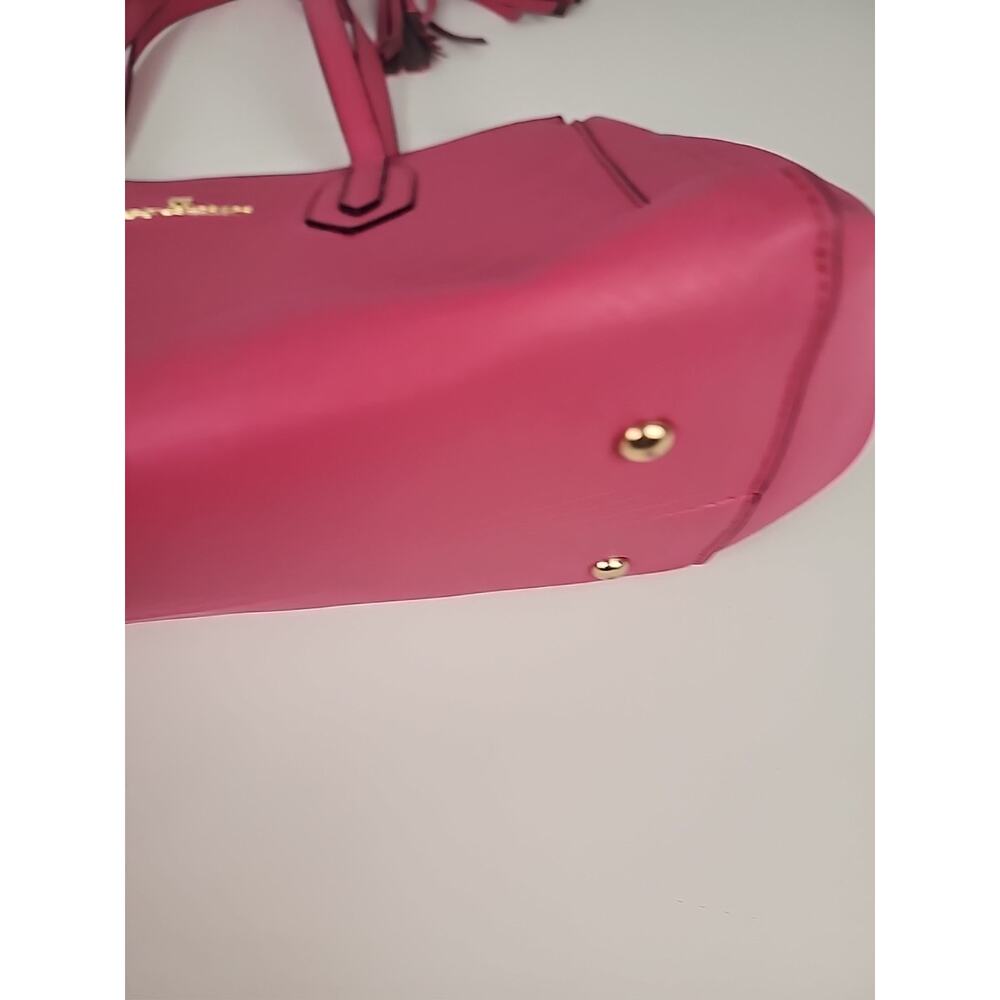 Simply Southern Pink Bag Purse Medium Size Zipper Handles Buttons - Picture 5 of 16